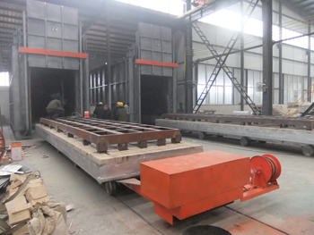 南京井式退火爐合作施工現場